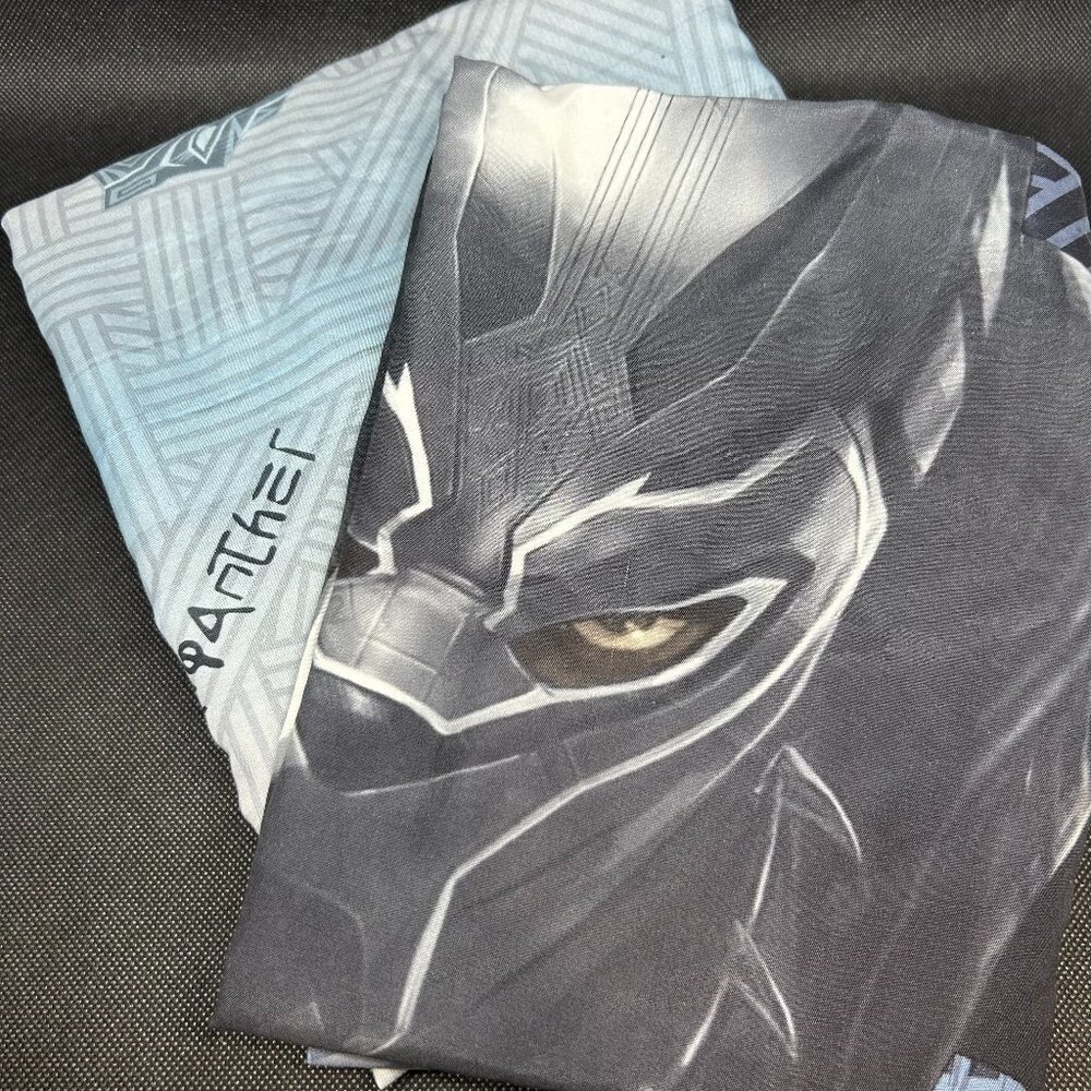 Black Panther twin size flat sheet and pillow case